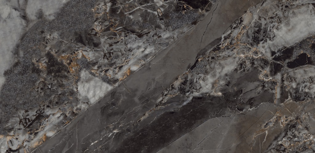 MOG502 Marble Dark Brown 600x1200 полированный черный